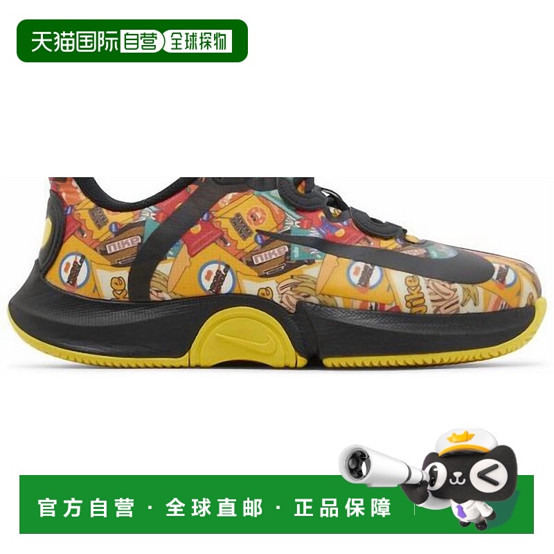 自营 nikeZoom Turbo Hc大阪高级女鞋黑色/鲜艳硫磺色/多色黑色//