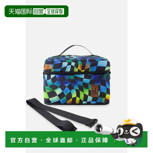 自营deux par deuxLunch Box Blue Checkered Print - blue check