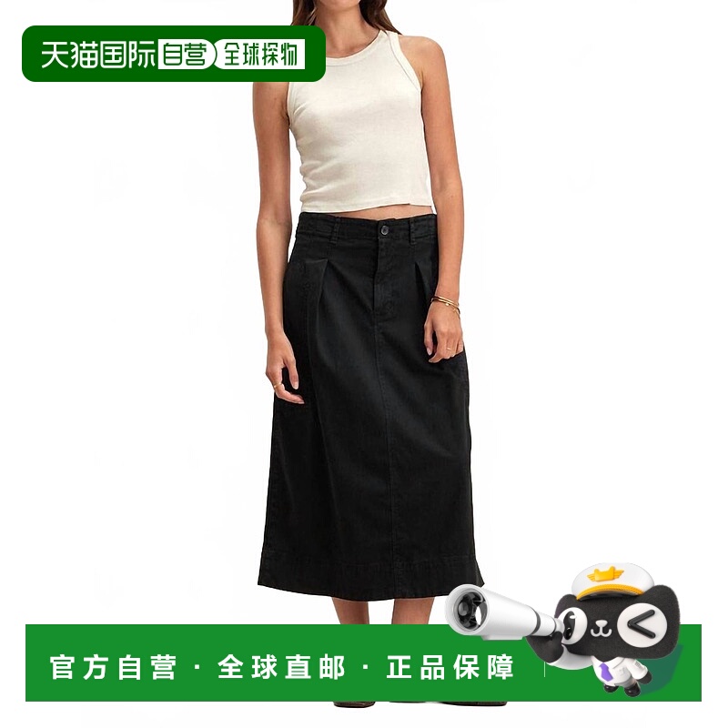 自营velvet by graham & spencerLilian Pleated Denim Skirt In