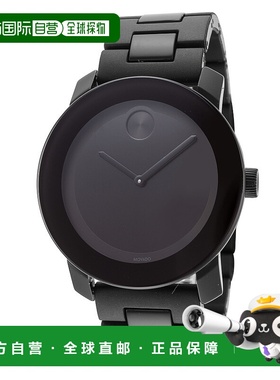 自营Movado Men's Bold Quartz Watch - black 美国奥莱直发