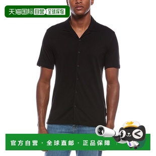 自营John Varvatos布鲁尔衬衫-黑色 美国奥莱直发