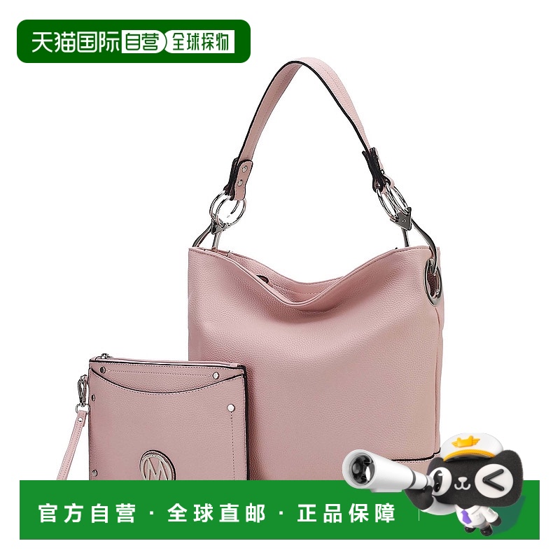 自营 mia k collectionViviana Women's 2Pcs Hobo Bag with Wris