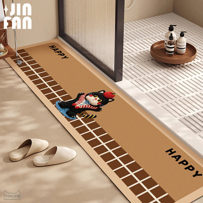 软硅藻泥门槛石地垫浴室吸水垫