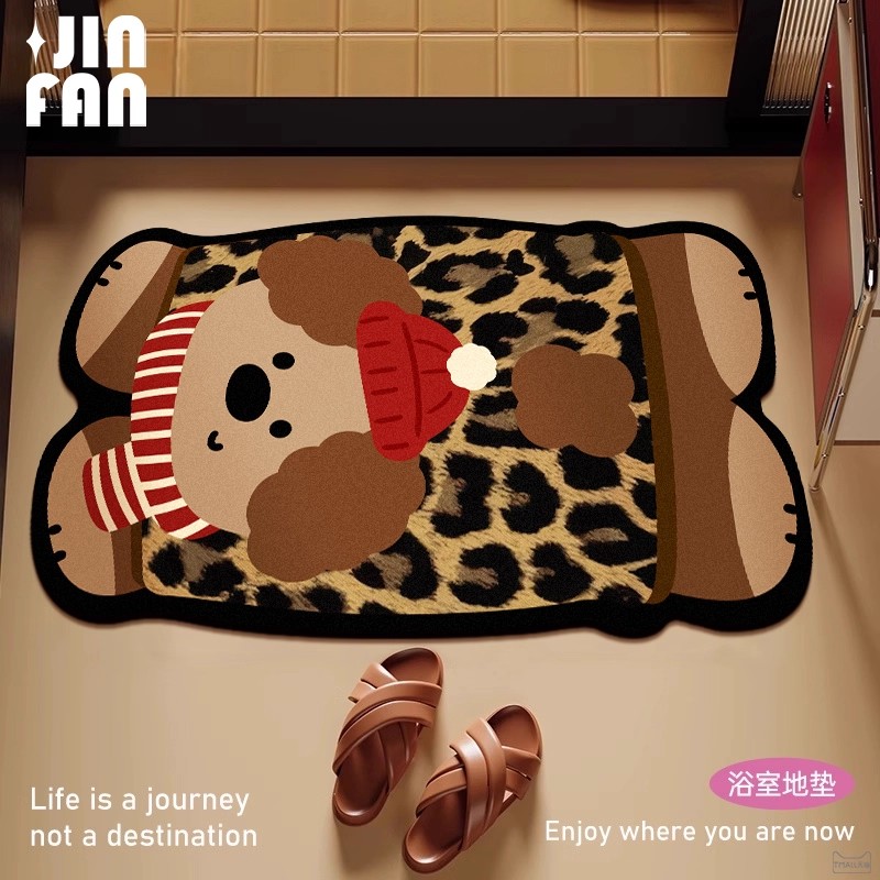 可爱浴室地垫吸水防滑脚垫新款