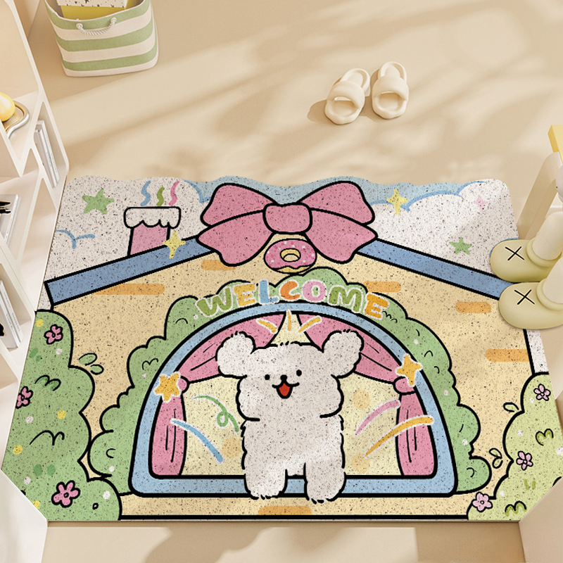 丝圈卡通入户门防水防滑