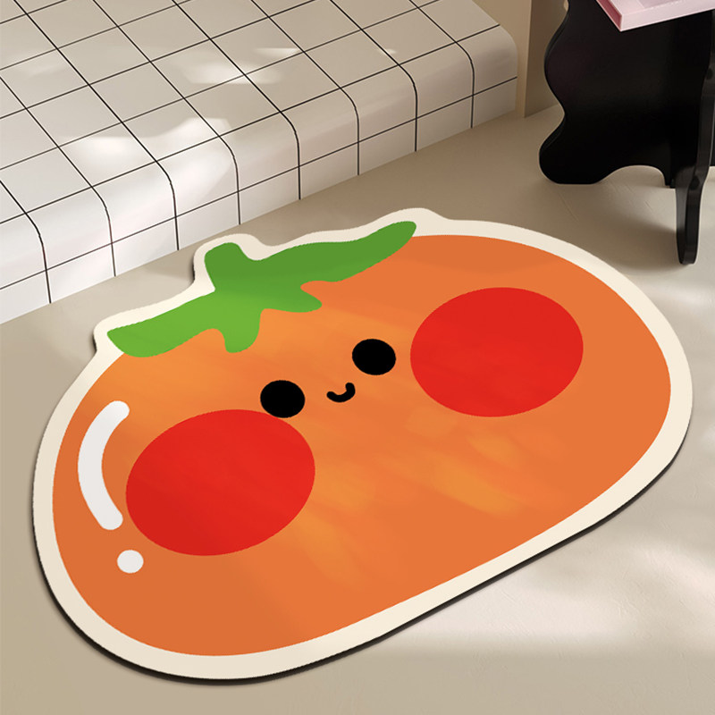 趣味水果浴室吸水地垫卫生间厕所门口进门地毯厨房家用防滑脚垫子,居家布艺,家用脚垫,淘宝优惠券,粉丝福利购,淘宝优惠卷