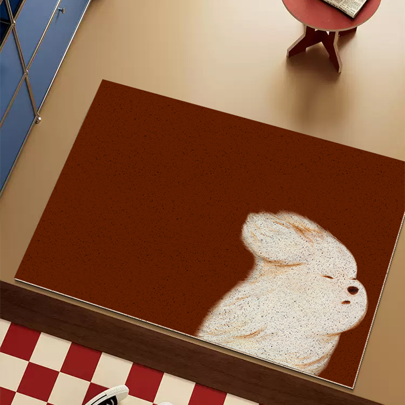 pvc卡通入户门里门外防滑脚垫