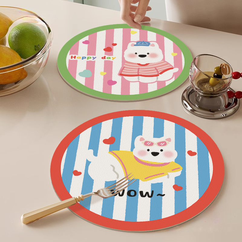 卡通杯垫餐桌垫防烫耐高温加厚垫