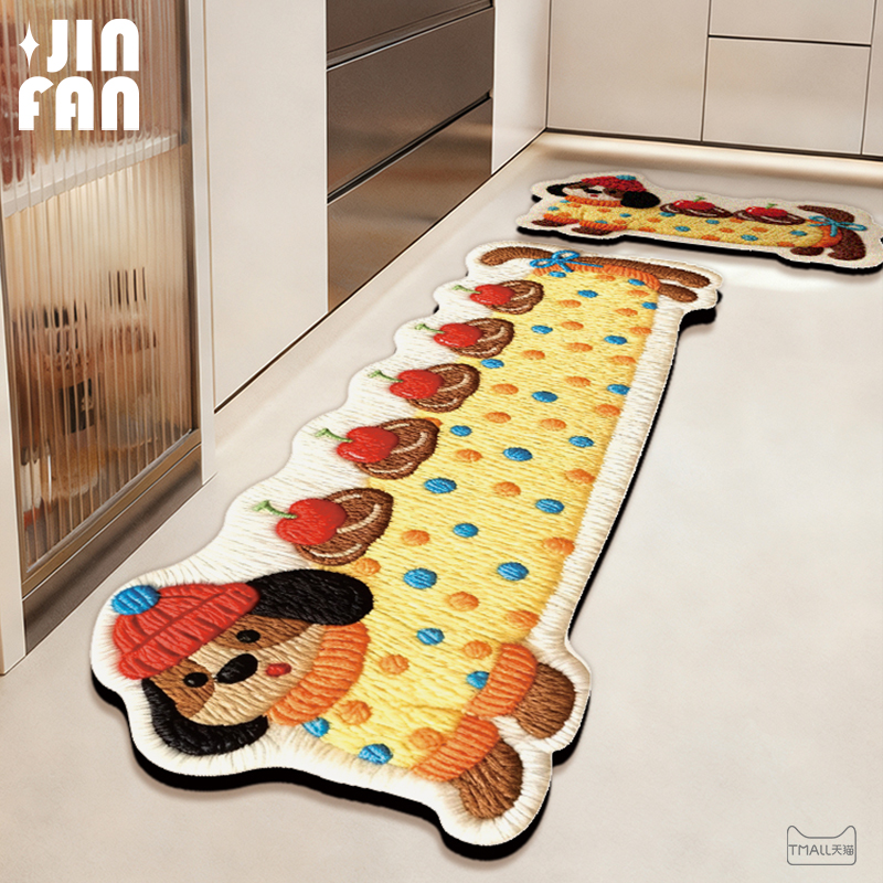 厨房地垫硅藻泥吸水防滑长条浴室