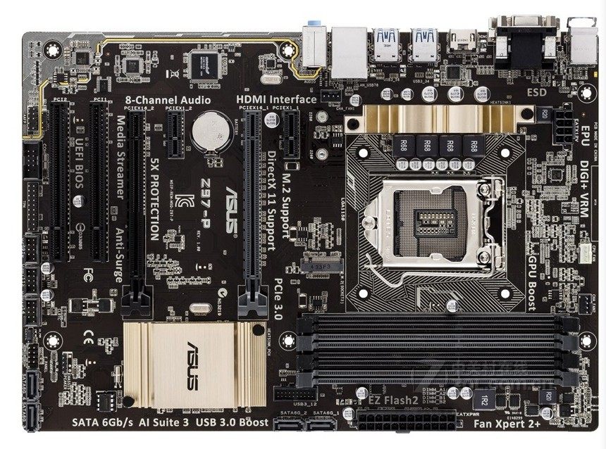 充新 / z97-p 1150 z97主板集成豪华m.2主板 ddr3 保一年