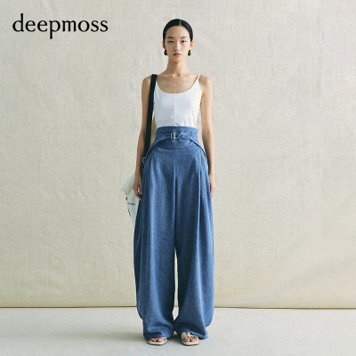 deepmoss云母弧领高弹吊带