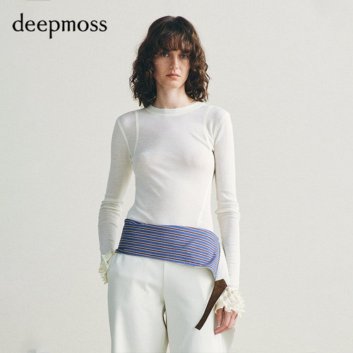 【deepmoss】铅灰立体螺纹打底