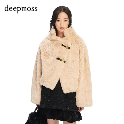 仿皮草外套deepmoss时尚