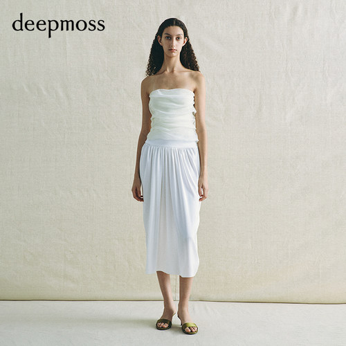 【deepmoss】2026春夏新款流云软雕塑抹胸