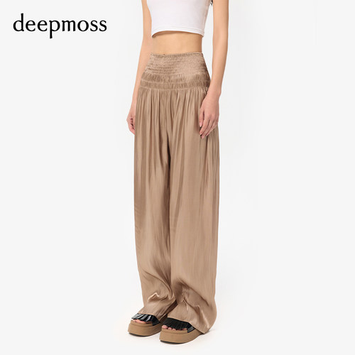 夏季长裤deepmoss高腰