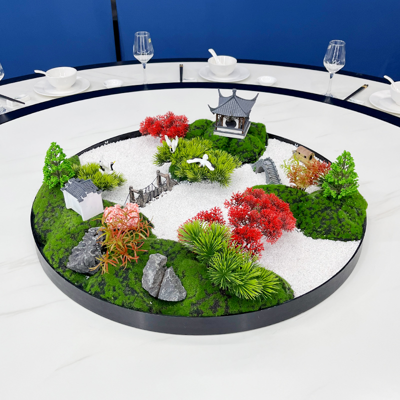 新中式假花仿真花微景观