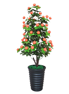 仿真绿植发财树假植物