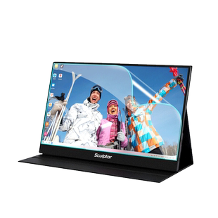 适用ARZOPA15.6寸便携式显示器贴膜CFORCE软膜定制EHOMEWEI14寸ROG外接屏保护膜ThinkVision触摸屏钢化膜13.3