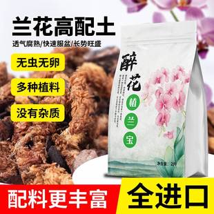 蝴蝶兰君子兰专用醉花植兰宝基质营养土疏松颗粒土石斛兰科种植