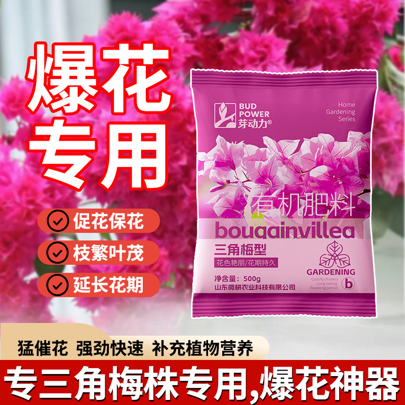 三角梅专用肥促开花爆花颗粒特添中微量元素与叶绿因子三角梅专用