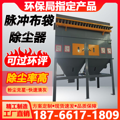 脉冲布袋除尘器设备耐高温锅炉工业环保木工中央粉尘收集除尘器