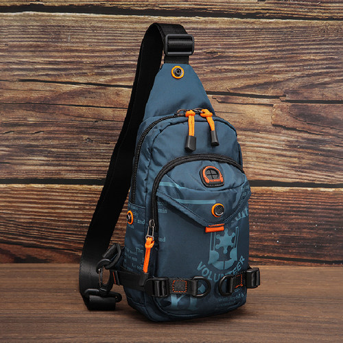 潮流胸包男士单肩背包休闲斜挎包