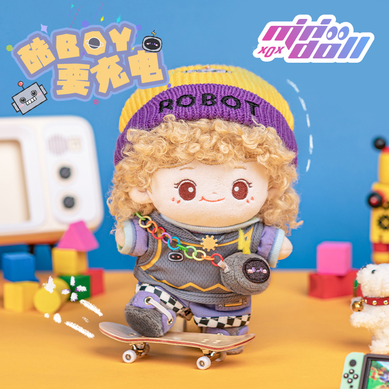 minidoll酷boy男娃衣20cm棉花娃娃娃衣15cm玩偶换装