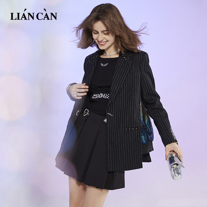 LIANCAN/莲灿中长款轻职风