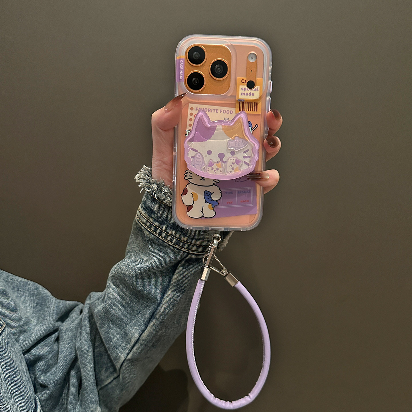卡巴顿 可爱猫咪标签适用苹果17promax手机壳新款男女16pro带摇摇乐支架iphone15挂绳透明超好看简约小众防摔,3C数码配件,手机保护套/壳,淘宝优惠券,粉丝福利购,淘宝优惠卷