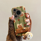 卡巴顿 50超好看 女m60可爱p60pro带支架Pura70挂绳mate40 适用华为pura80pro手机壳新款 小众高级感mate70pro