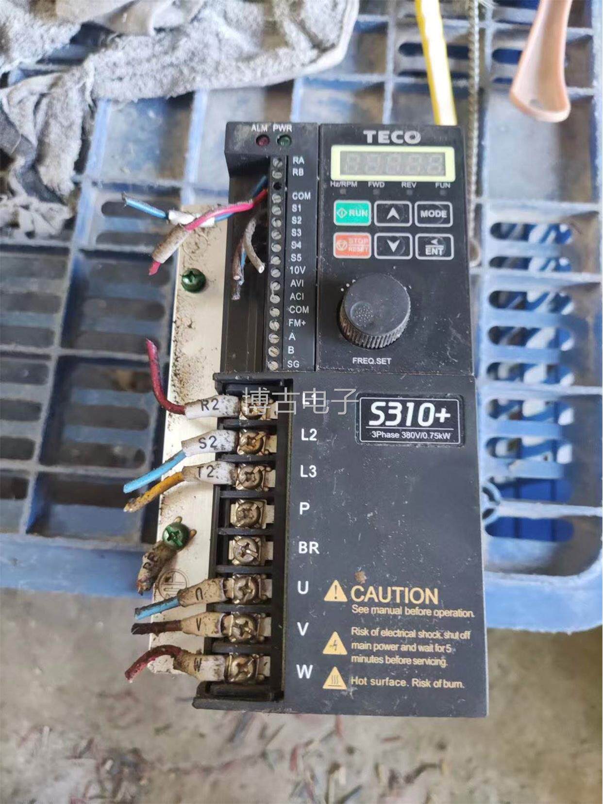 东元变频器 s310 -401-h3bcd 0.75kw 380v 实物图 质保 现货