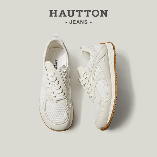 HauttonJeans百搭休闲运动鞋男