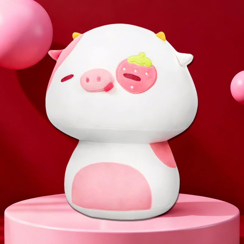 【网红同款】奶牛猪娃娃可爱玩偶