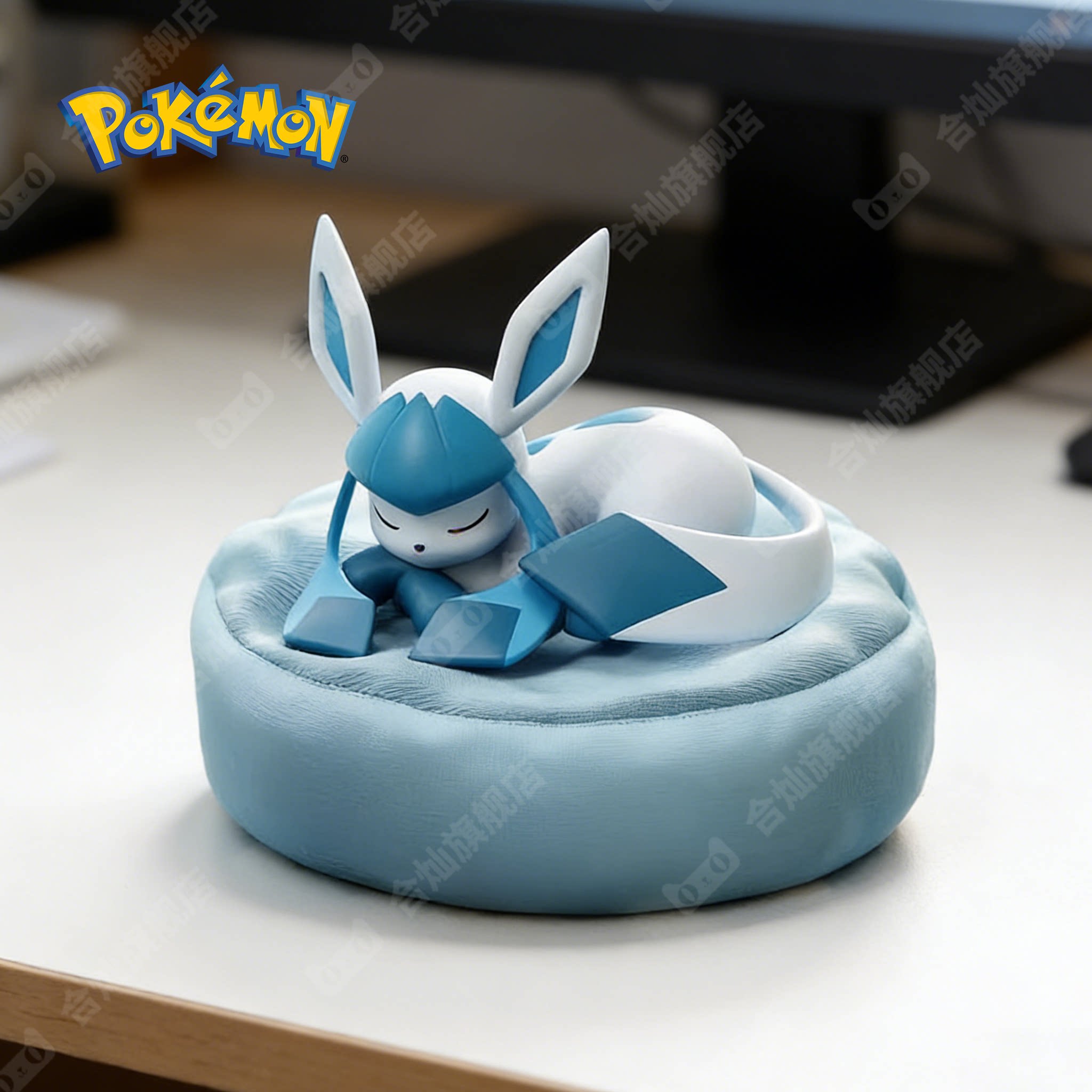 正版宝可梦摆件冰伊布潮流盲盒神奇宝贝皮卡丘模型公仔手办玩具