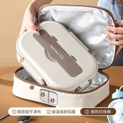 【分格防漏】可微波加热保温饭盒