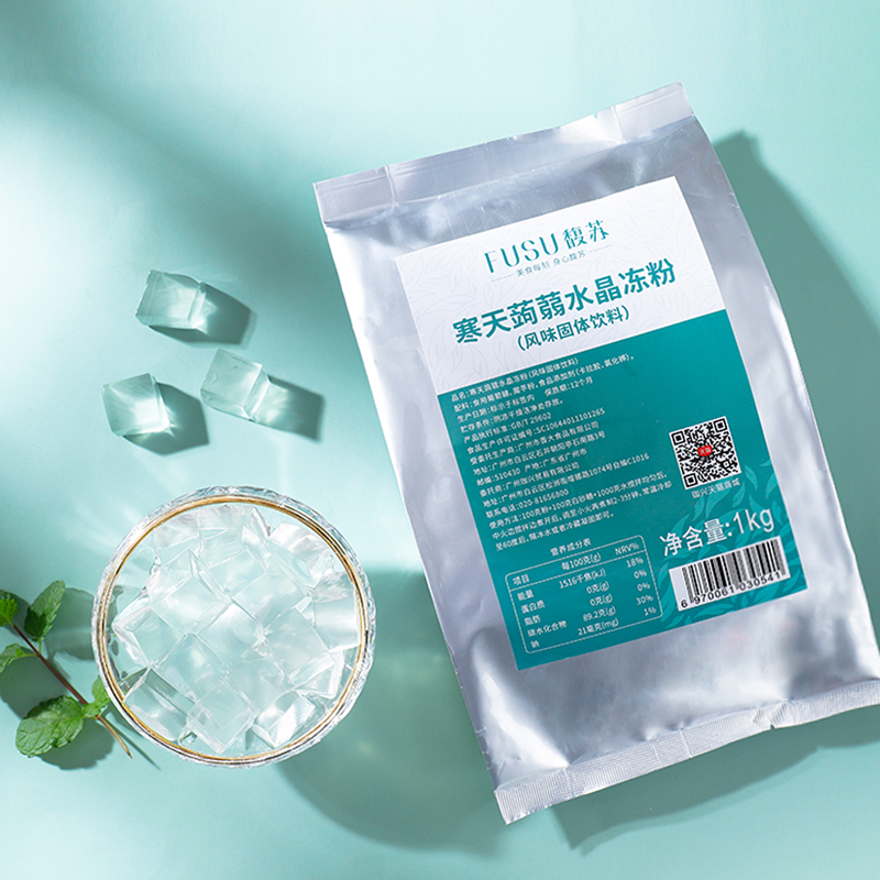 1kg馥苏商用寒天蒟蒻水晶冻粉