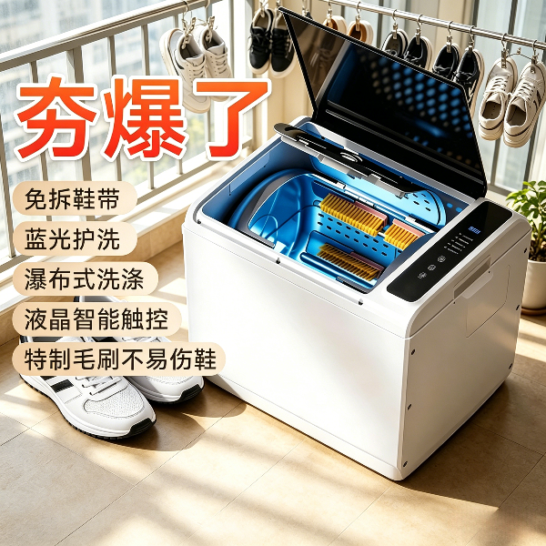 XIM滚筒全自动迷你洗鞋机