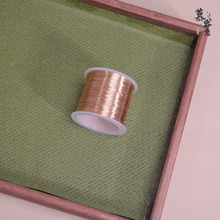 超大量！高亮纯铜保色铜丝｜非遗绒花麻花掐丝绑线可用DIY饰品