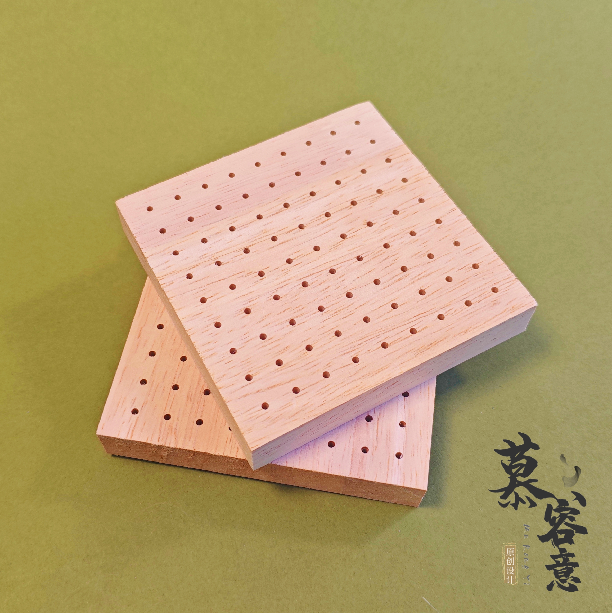 绒条收纳神器丨非遗绒花缠花花片插板 diy木质洞洞板 花瓣晾干台