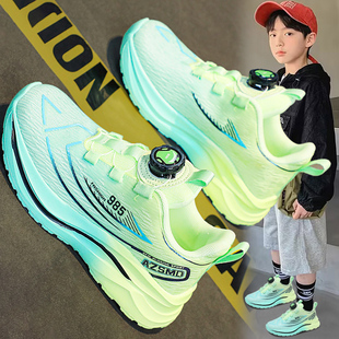 男童鞋子2025春秋季新款儿童运动鞋男孩中大童专业跑步鞋轻便减震