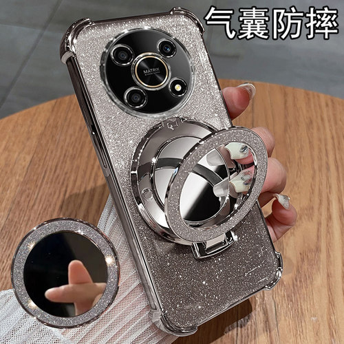 适用华为荣耀x30磁吸支架防摔壳