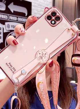 适用oppoA72手机壳oppo A72n腕带保护5G硅胶套PDYT20全包oppa防摔opooa软壳oopoa女款0PP0网红725g挂绳新款斜