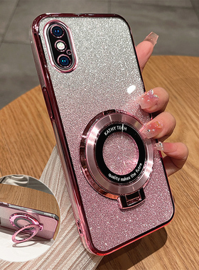 适用iPhoneX手机壳苹果XS保护iphone硅胶套XR全包xmax防摔max透明xsmax软壳ipx带支架男女iponex新款8x高级感