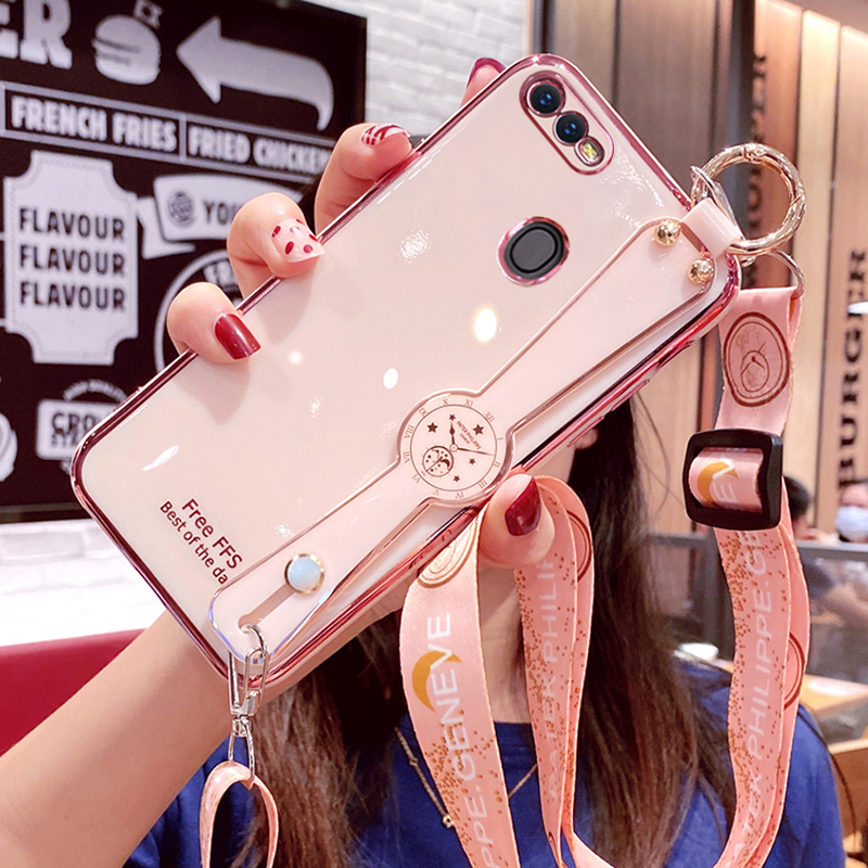 oppo保护a7n女款网红挂绳手机壳