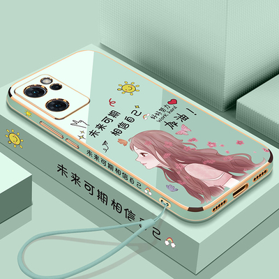 适用opporeno7手机壳reno7pro保护oppo硅胶套5G镜头全包防摔opporeon直边软壳reon女款oppreno外壳75g网红por