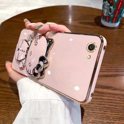 oppoa59s硅胶网红手机壳带补妆镜