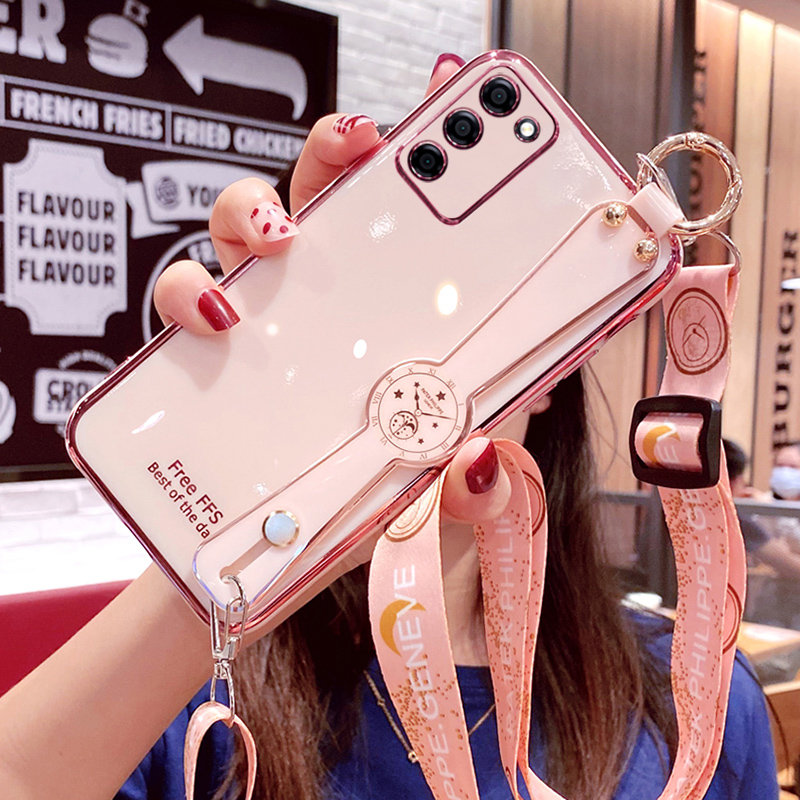 oppoa55手机壳腕带5g硅胶套软壳