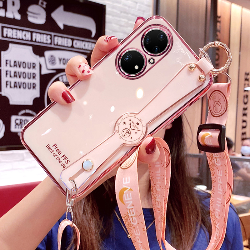 华为鼎桥P50硅胶网红斜跨防摔