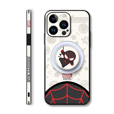 美赞仕适用苹果17手机壳16新款iPhone磁吸15防摔14支架12pro保护套promax无线magsafe充电蜘蛛侠漫威Air潮牌