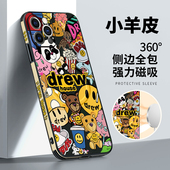 美赞仕适用苹果17手机壳16新款 iPhone15高级感14防摔12全包11pro保护套13promax卡通x贴纸max熊se侧边女潮Air